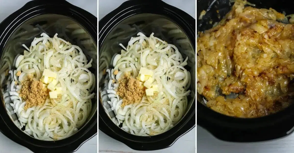 Crockpot Caramelized Onions