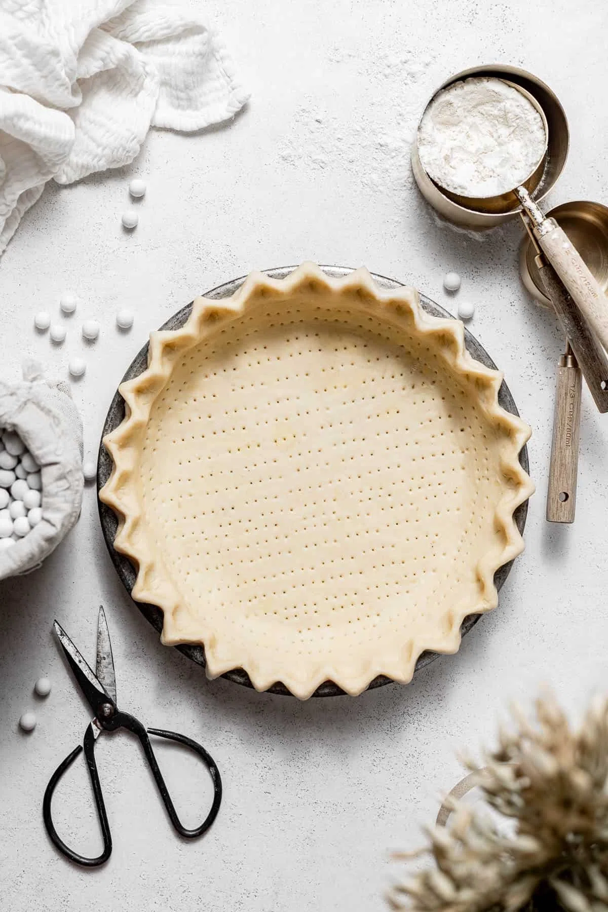 3-Ingredient All Butter Pie Crust
