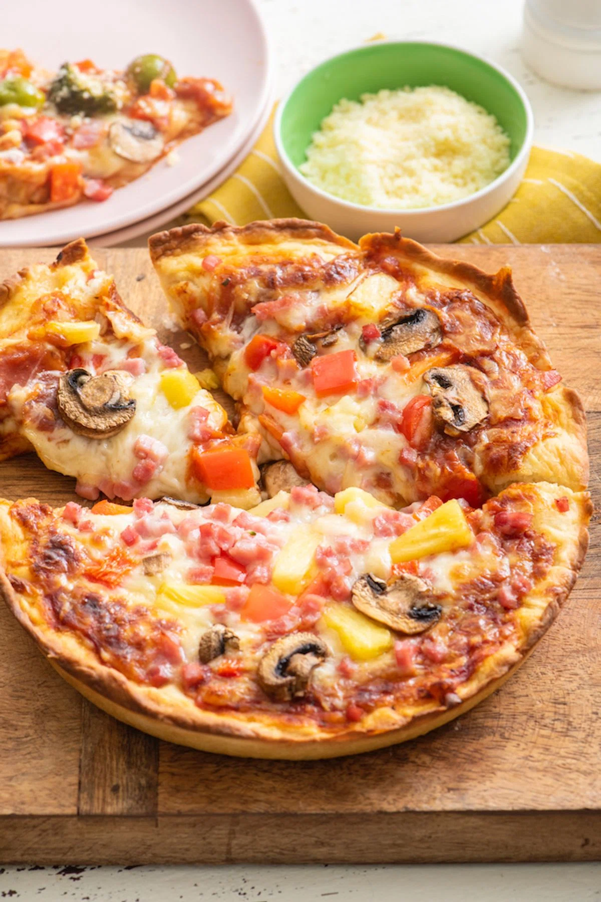 Deep Dish Cast Iron Pizza