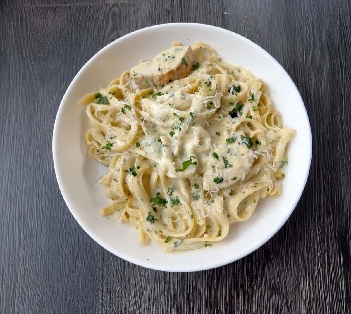 Creamy Chicken Fettuccine Alfredo