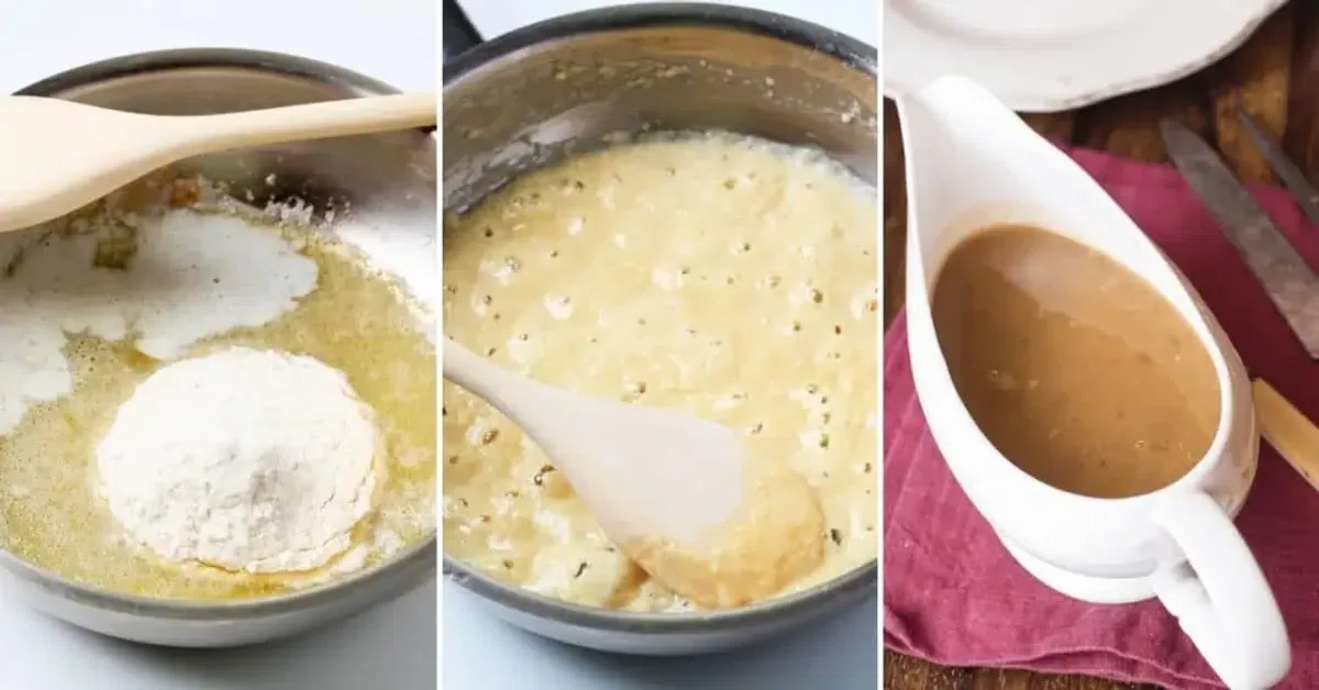 Turkey Gravy from the Drippings
