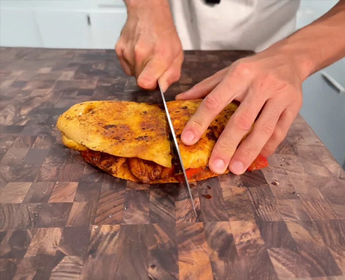 High-Protein Fajita Quesadilla