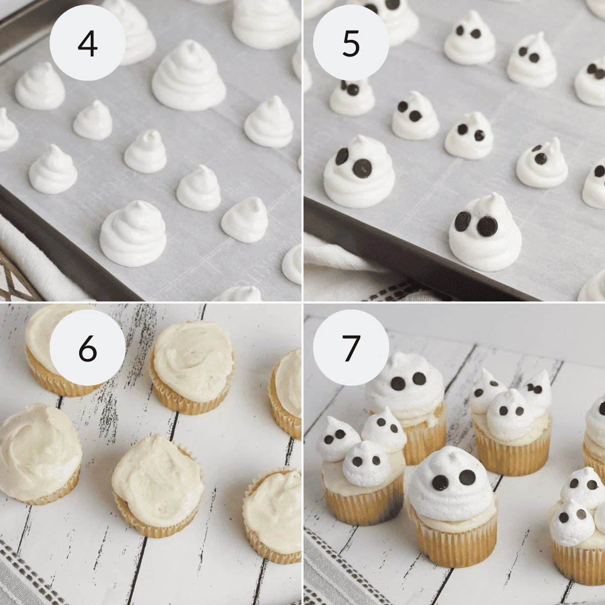 Halloween Ghost Cupcakes