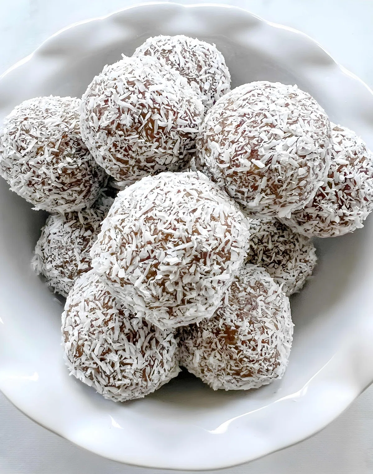 Coconut Date Bliss Balls with Dates