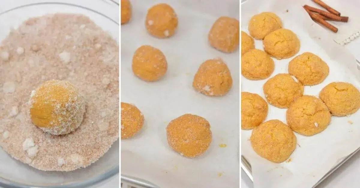 Pumpkin Snickerdoodle Cookies