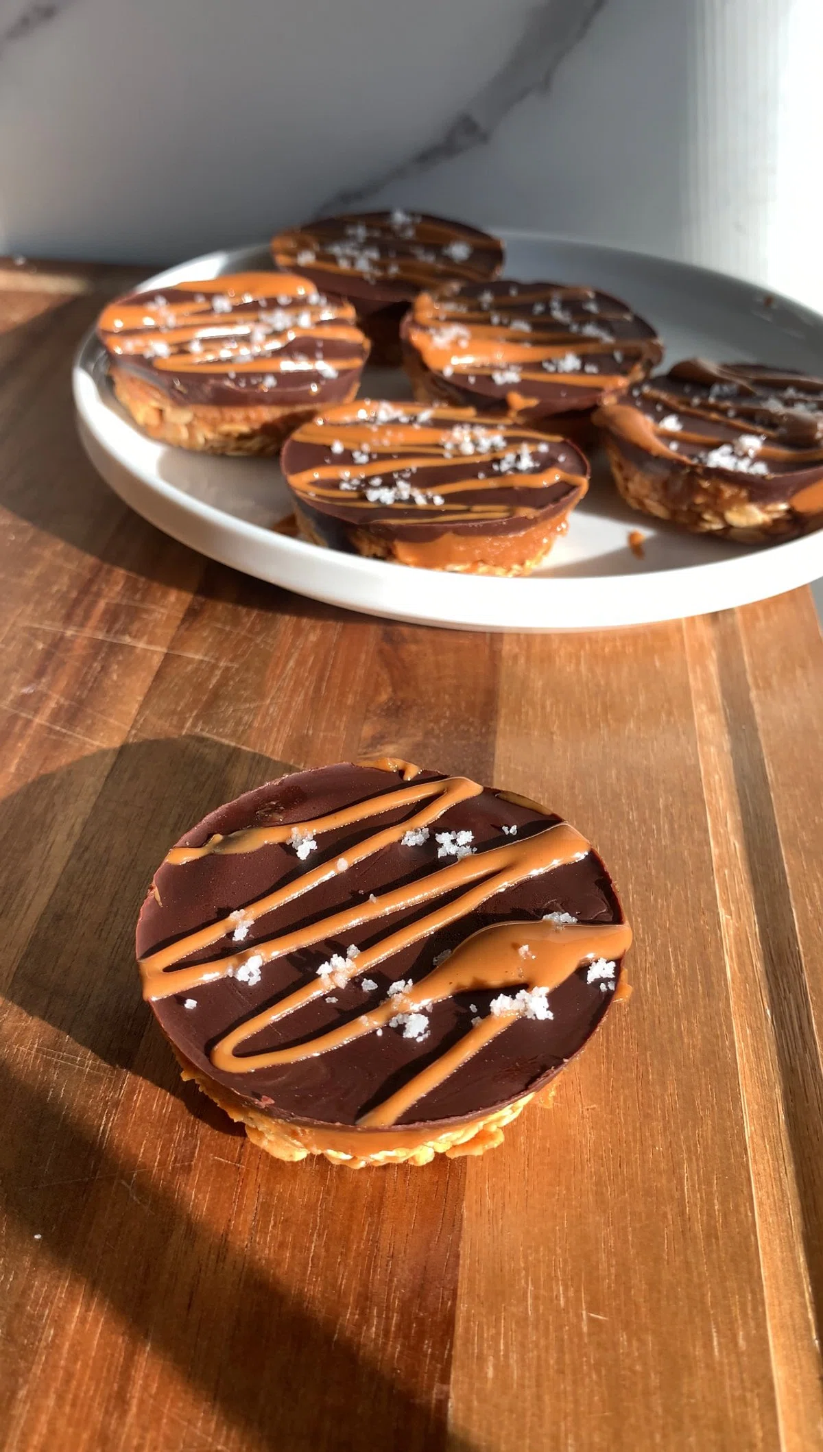 Chocolate Peanut Butter Oat Cups