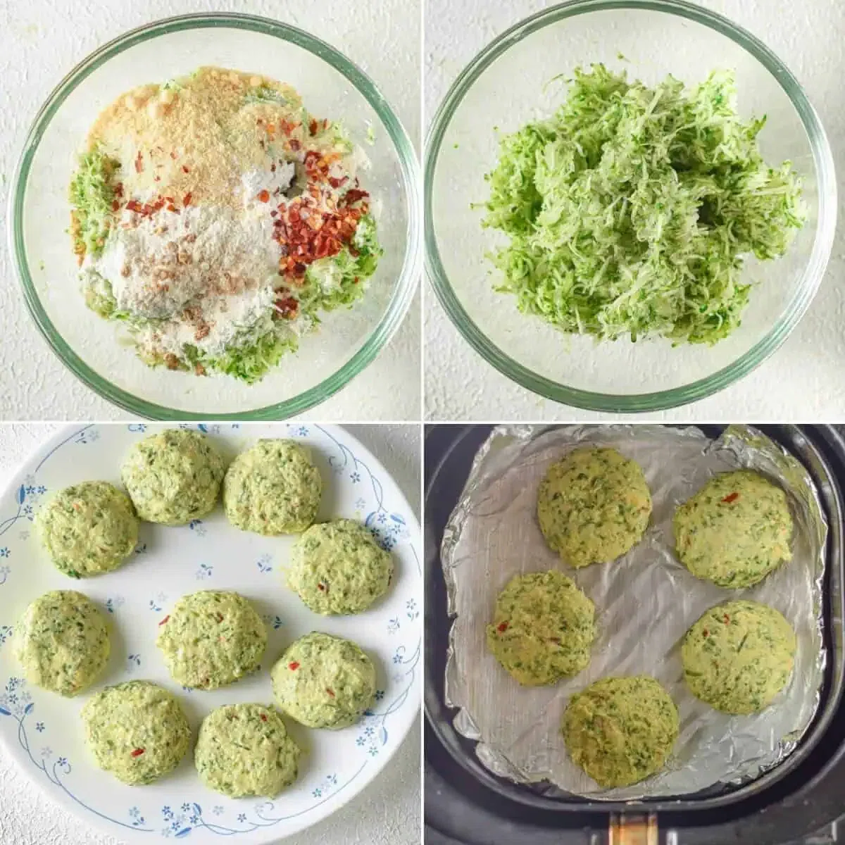 Air Fryer Zucchini Fritters