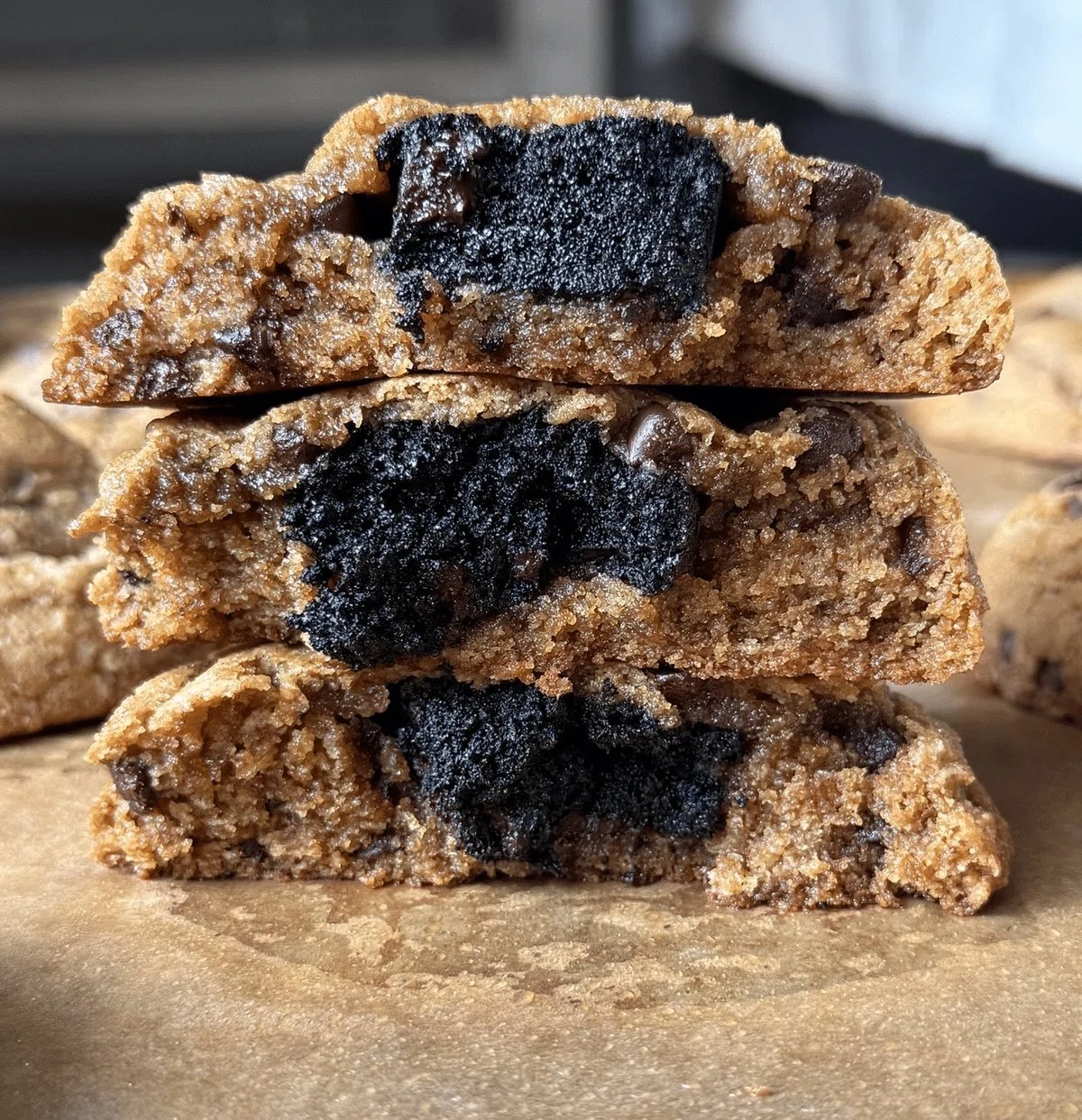 Brownie Stuffed Cookies