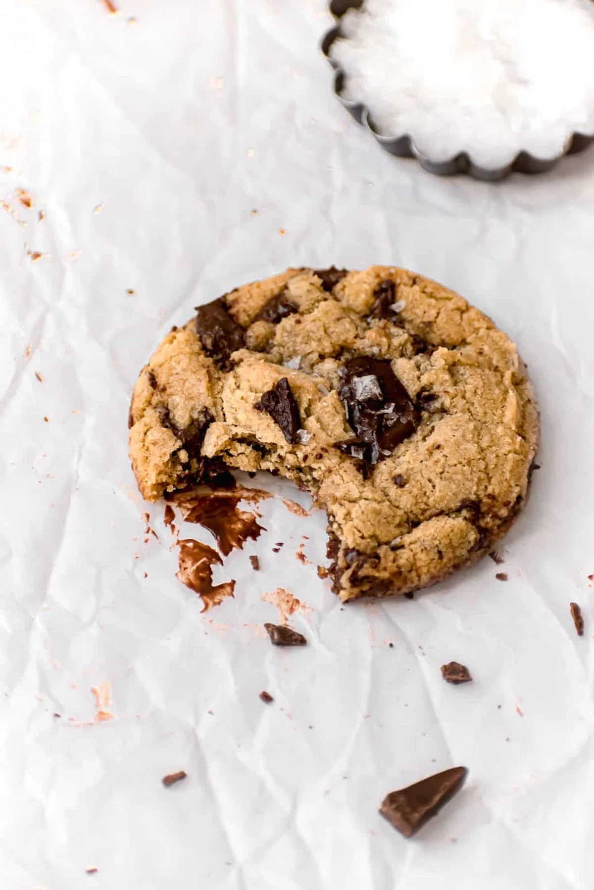 Chewy Egg Yolk Chocolate Chip Cookies