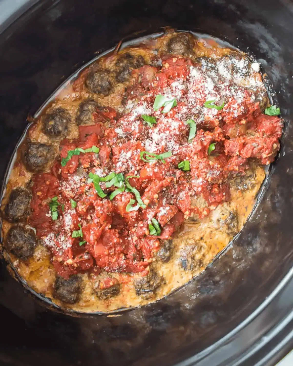 Crock Pot Italian Meatballs and Sauce