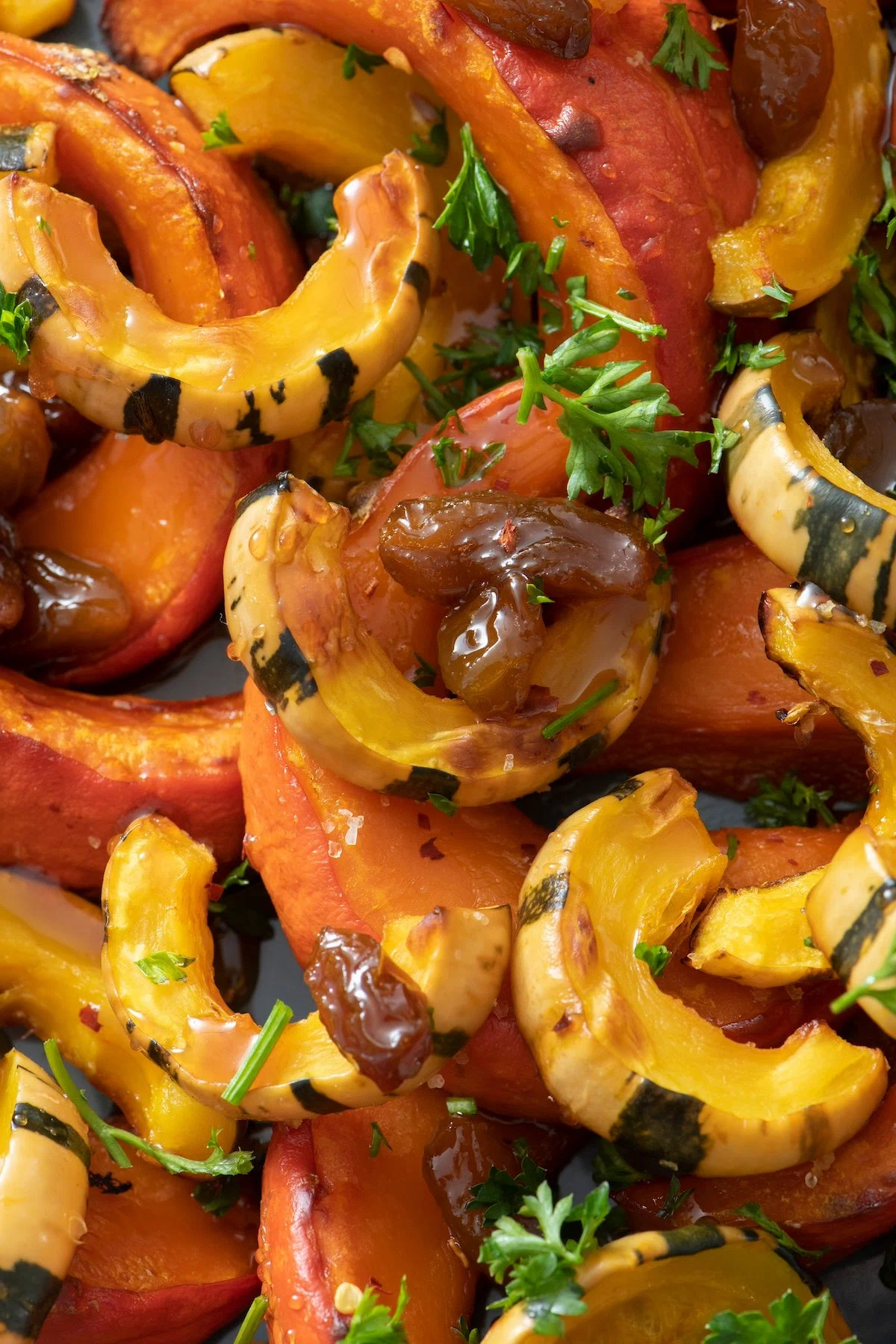 Sweet and Sour Roasted Squash