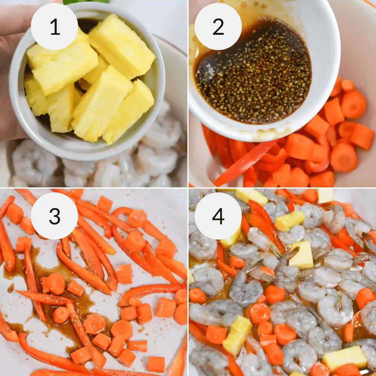 Sheet Pan Shrimp Teriyaki and Pineapple