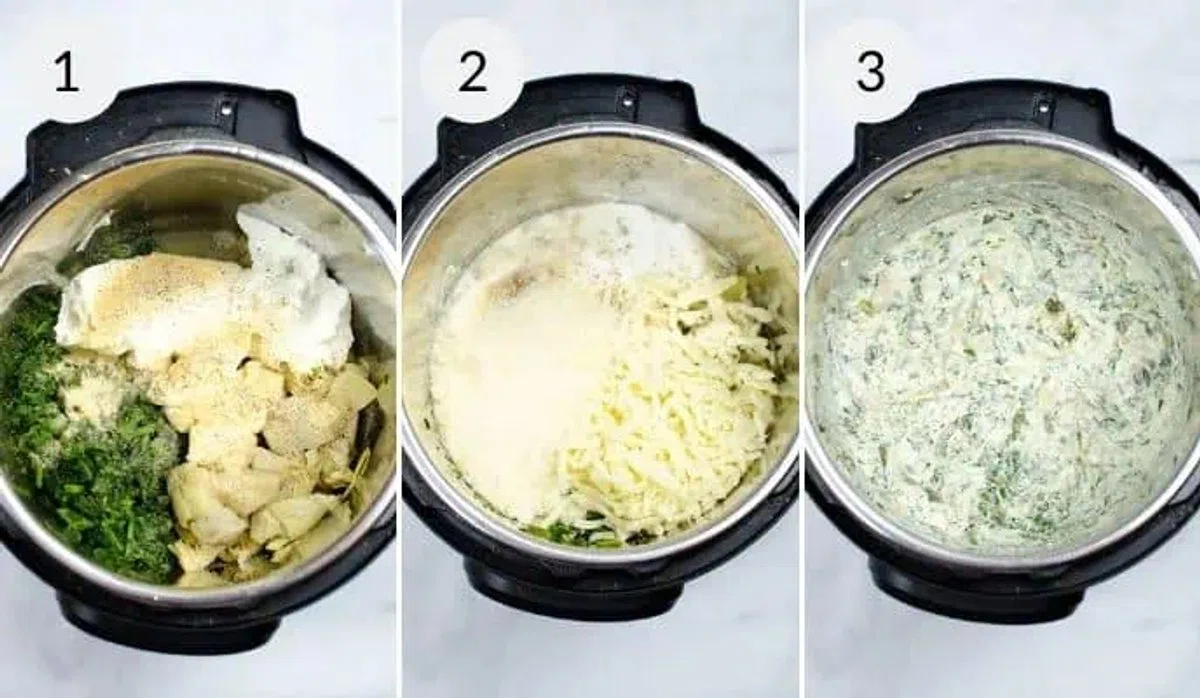 Olive Garden Spinach Artichoke Dip (Instant Pot)