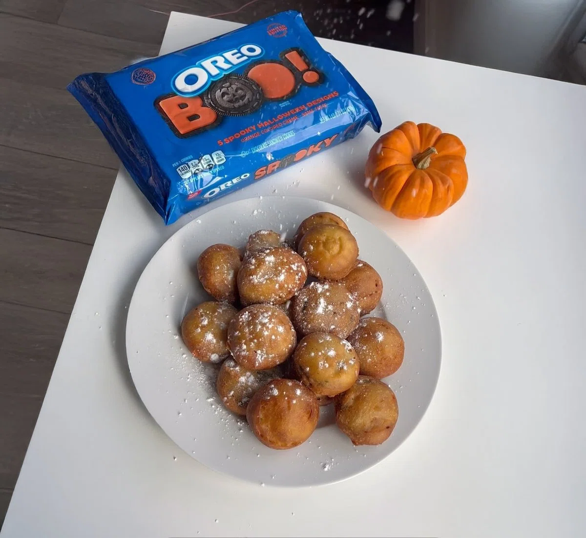 Halloween Fried Oreos
