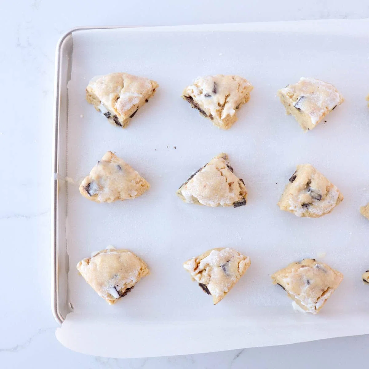 Brown Butter Chocolate Chunk Scones