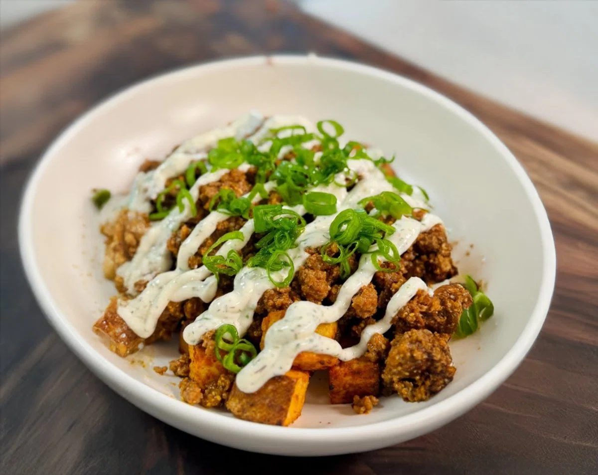 High-Protein Garlic Butter Beef & Potato Bowl