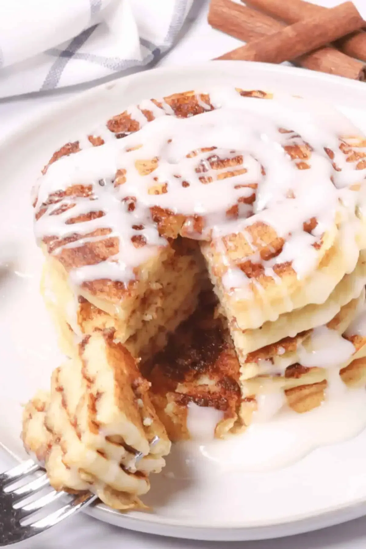 Cinnamon Swirl Pancakes