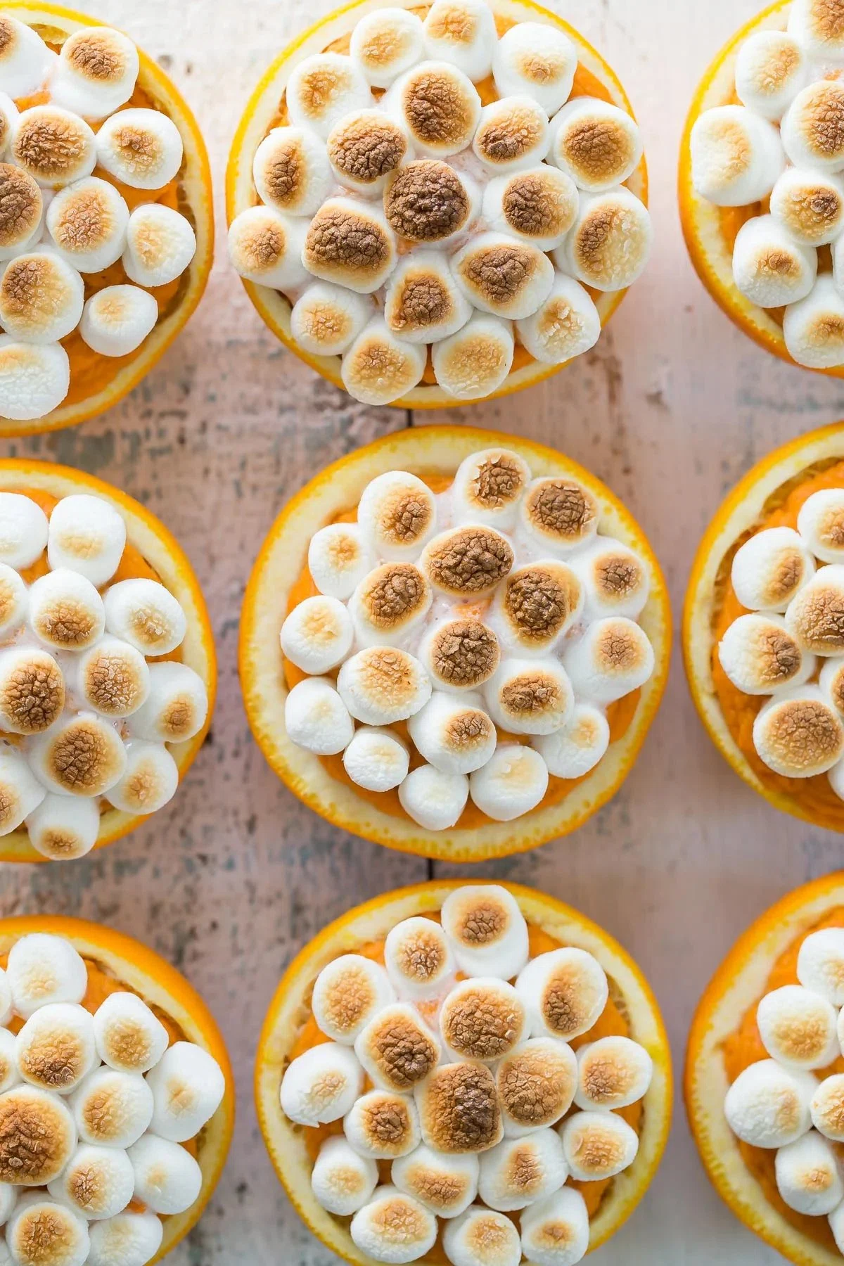 Sweet Potatoes in Orange Cups