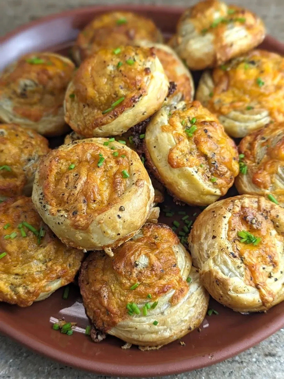 Cheddar & Chive Pinwheels