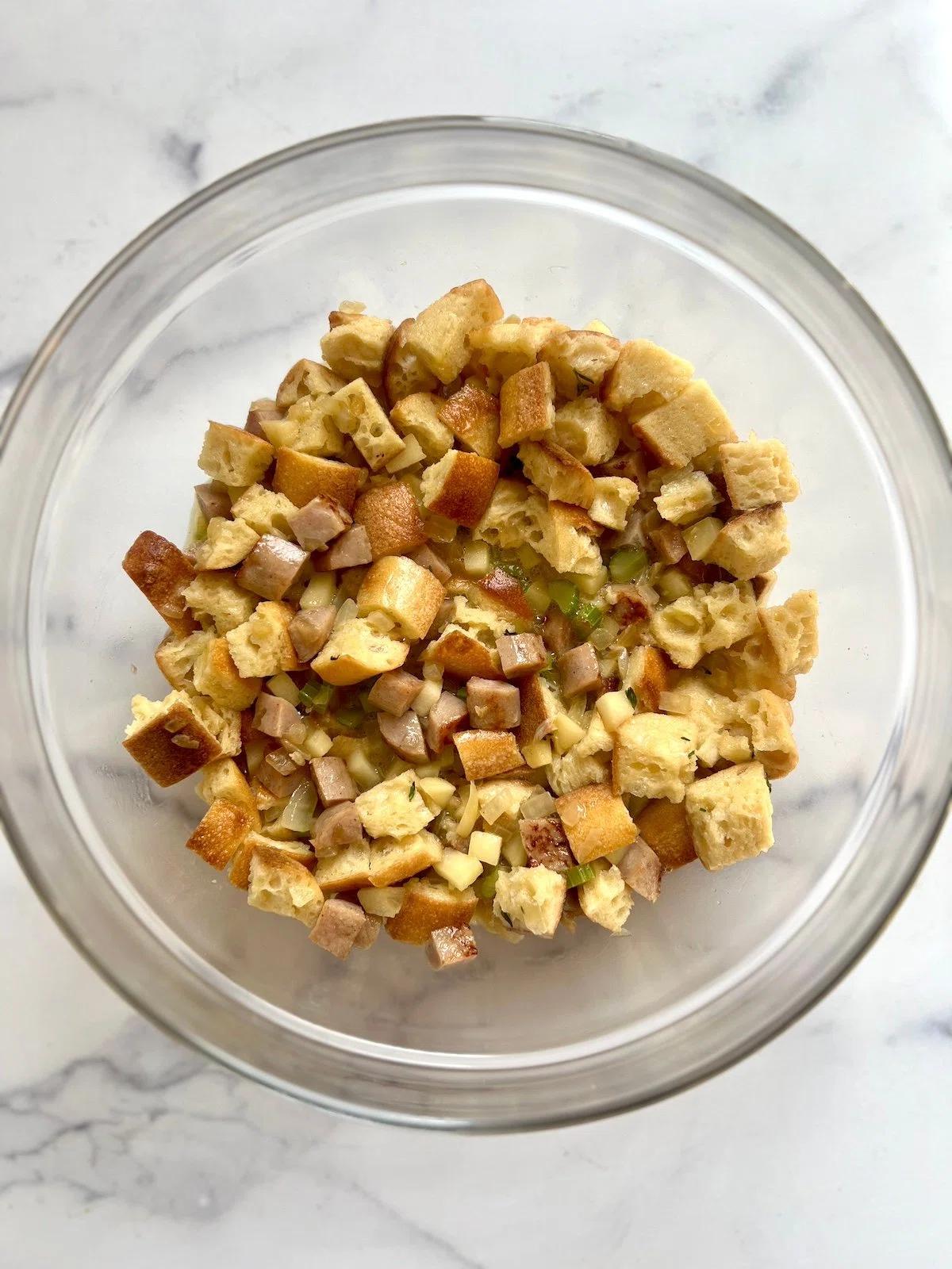 Apple Sausage Stuffing Bites