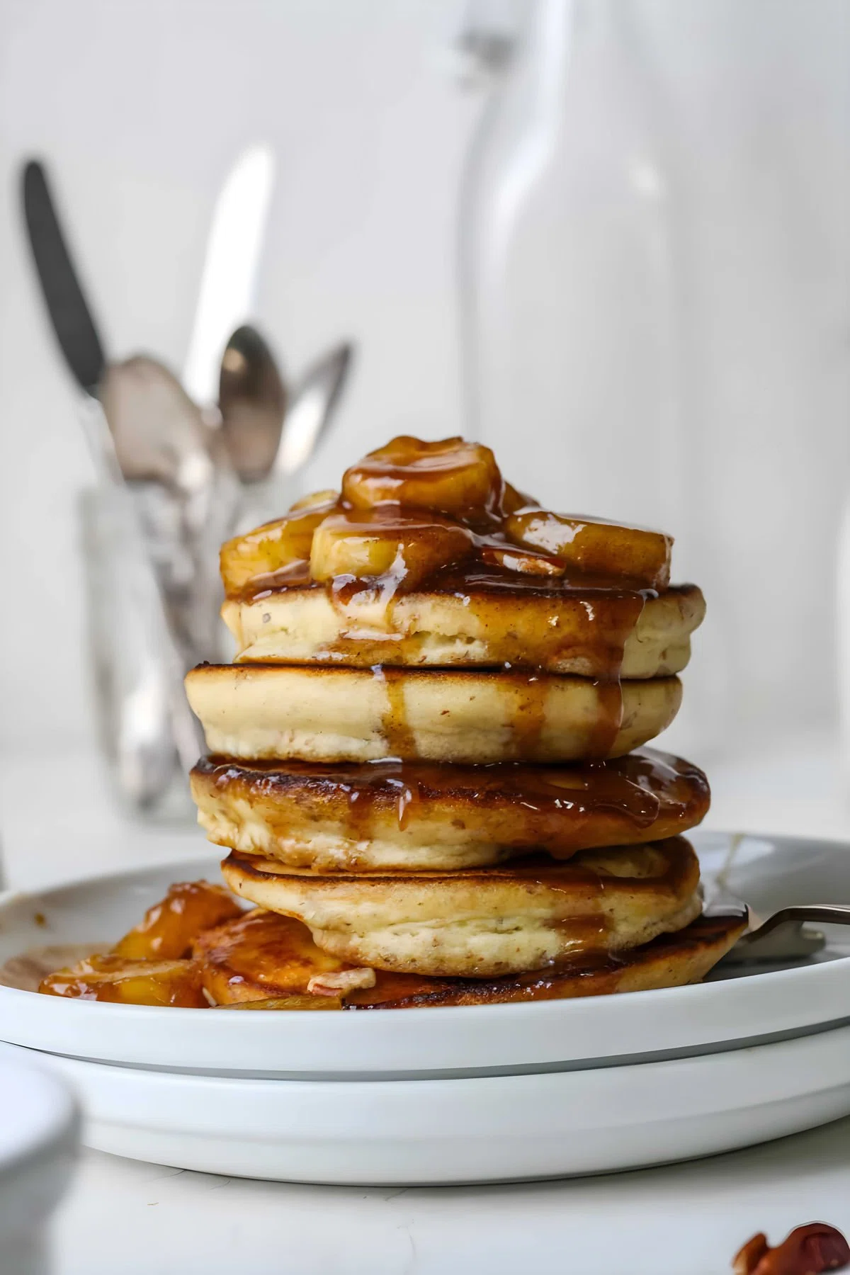 Bananas Foster Pancakes