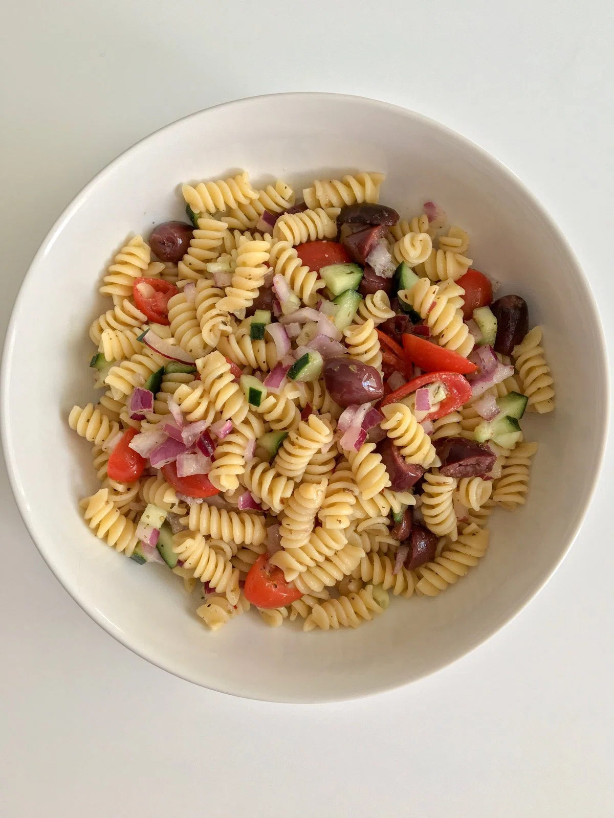 Vegan Greek Pasta Salad