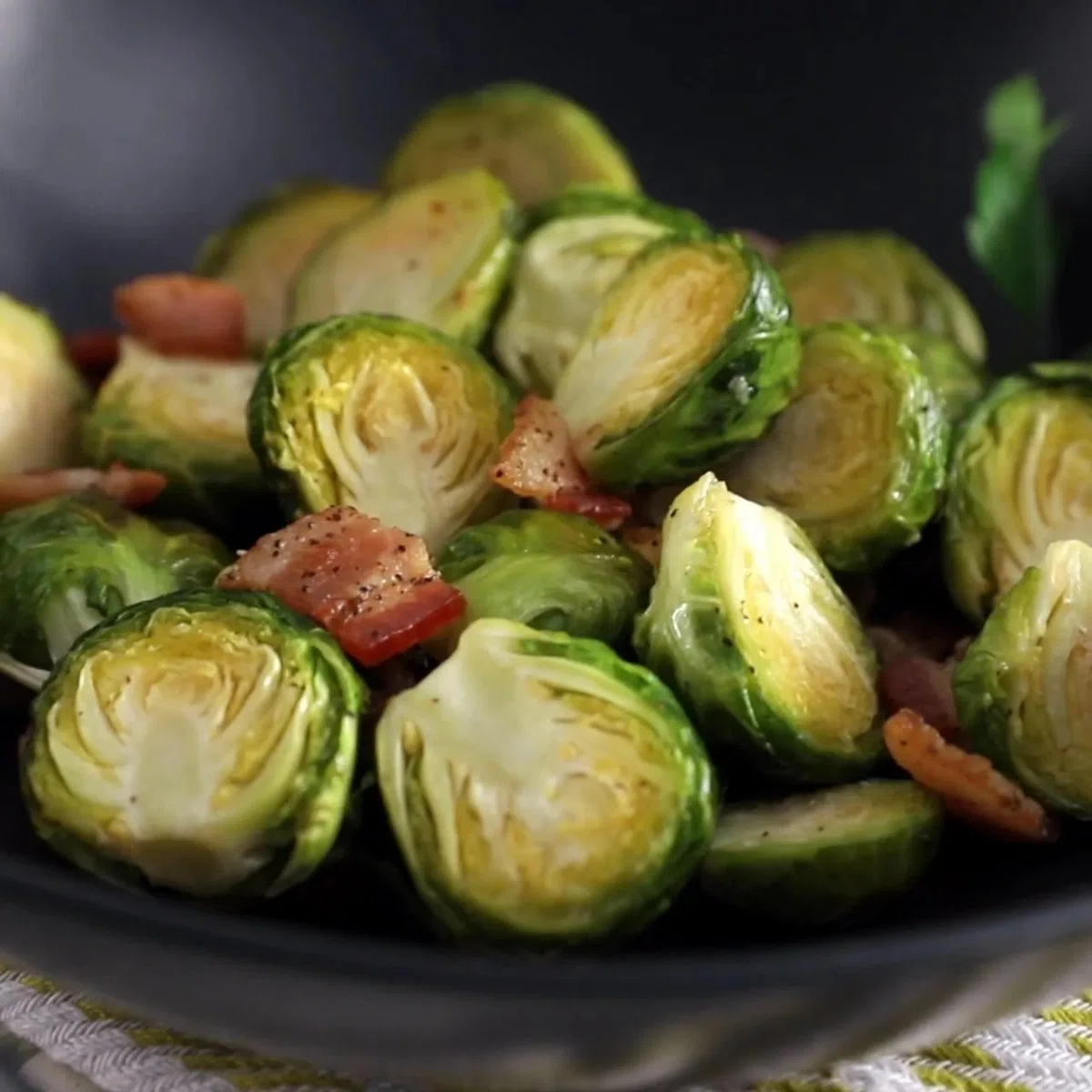 Bacon Roasted Brussels Sprouts