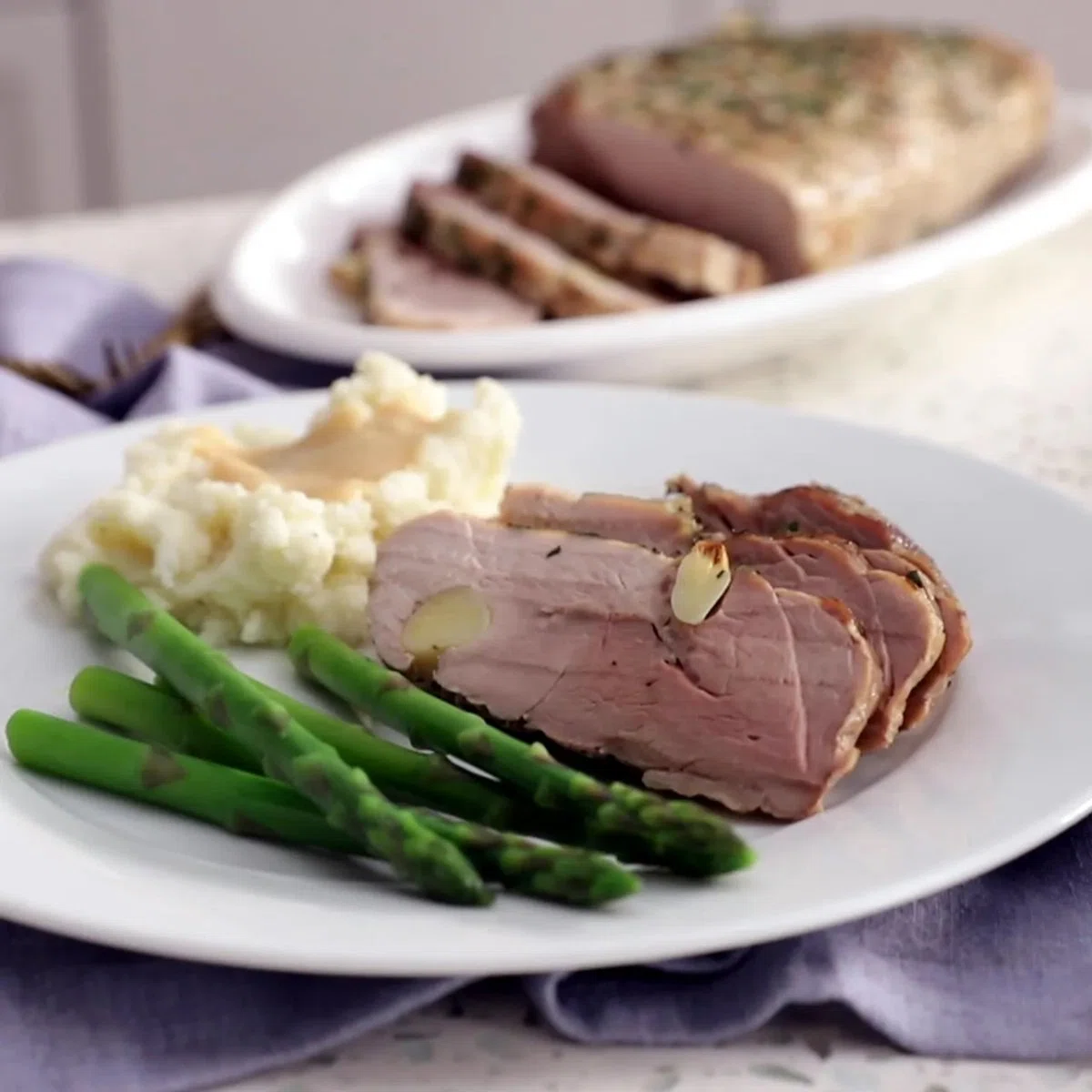 Garlic & Herb Roasted Pork Loin