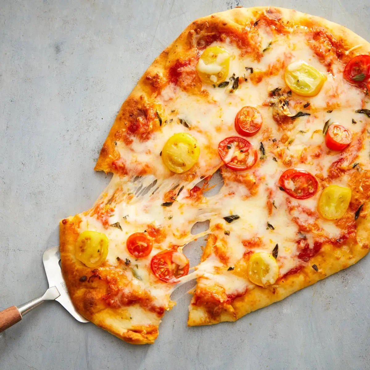 Cheese Naan Pizzas