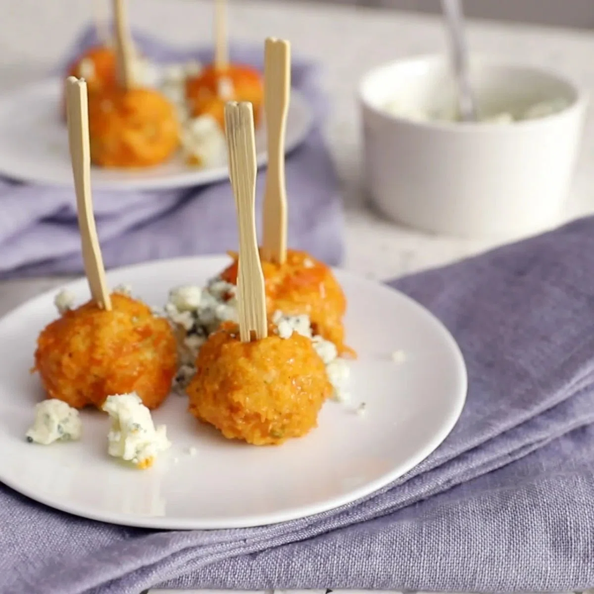 Buffalo Chicken Meatballs