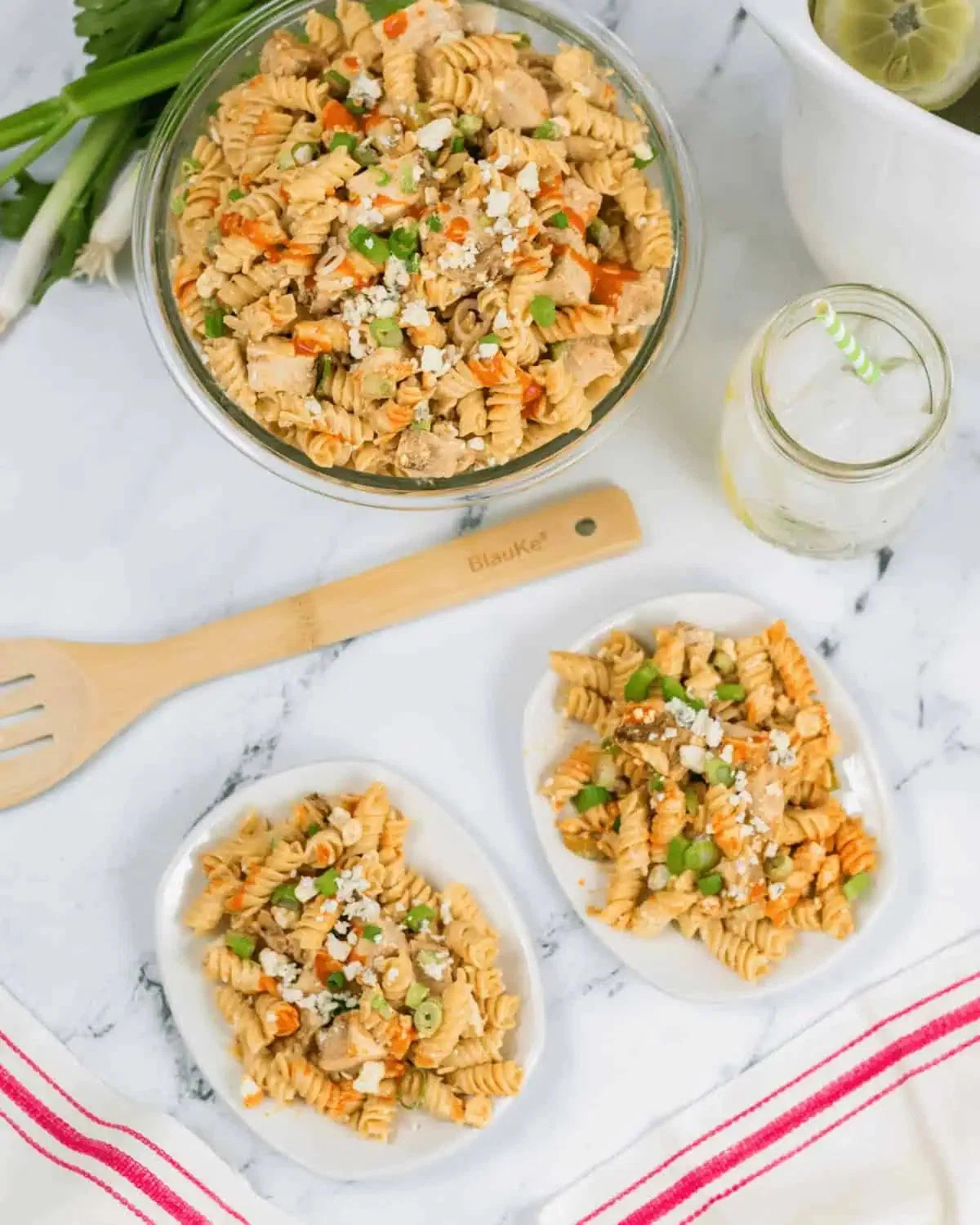 Buffalo Chicken Pasta Salad