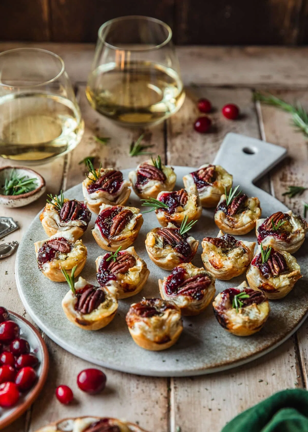 5-Ingredient Cranberry Brie Tartlets