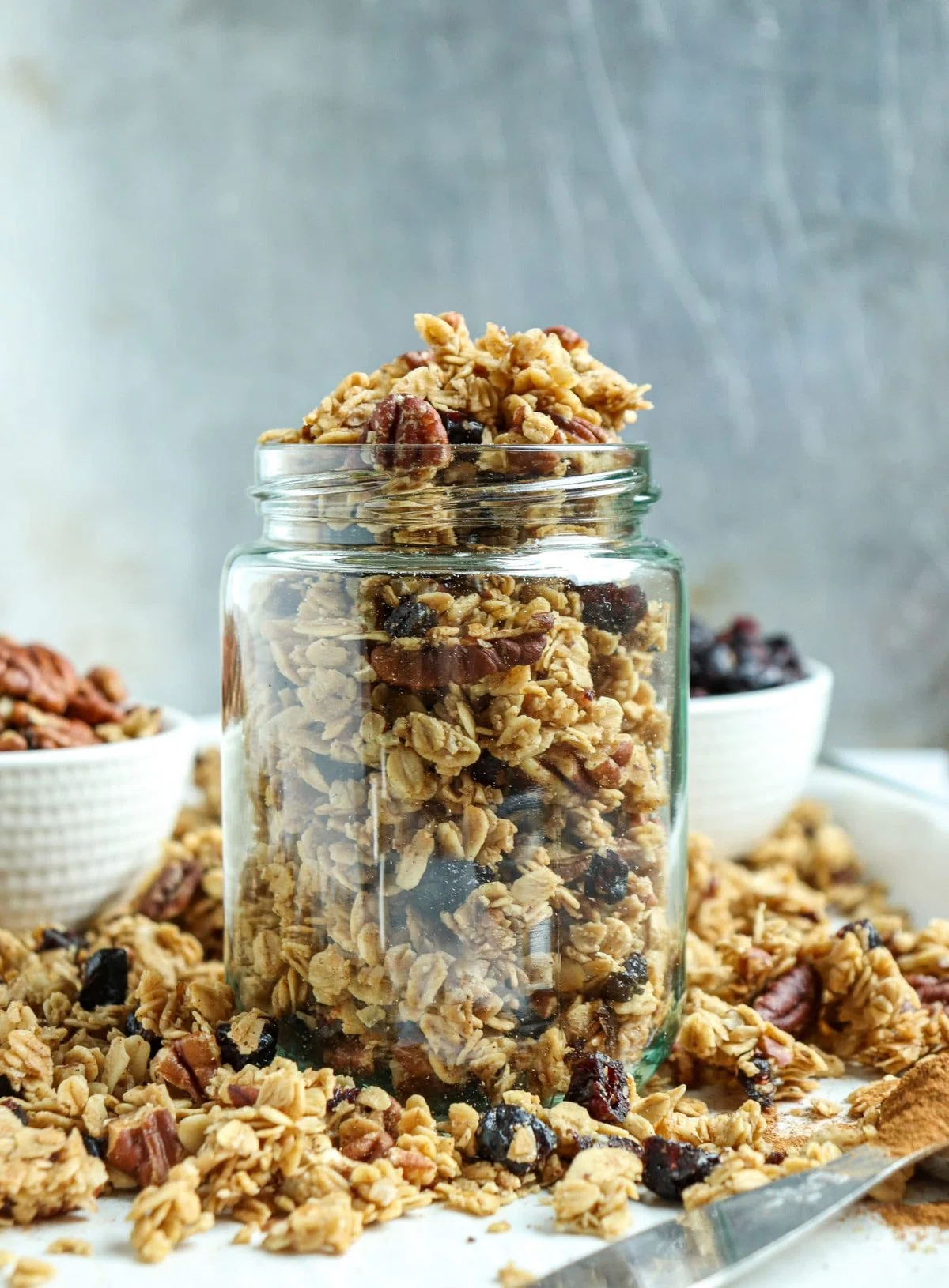 Cinnamon Cranberry Pecan Granola