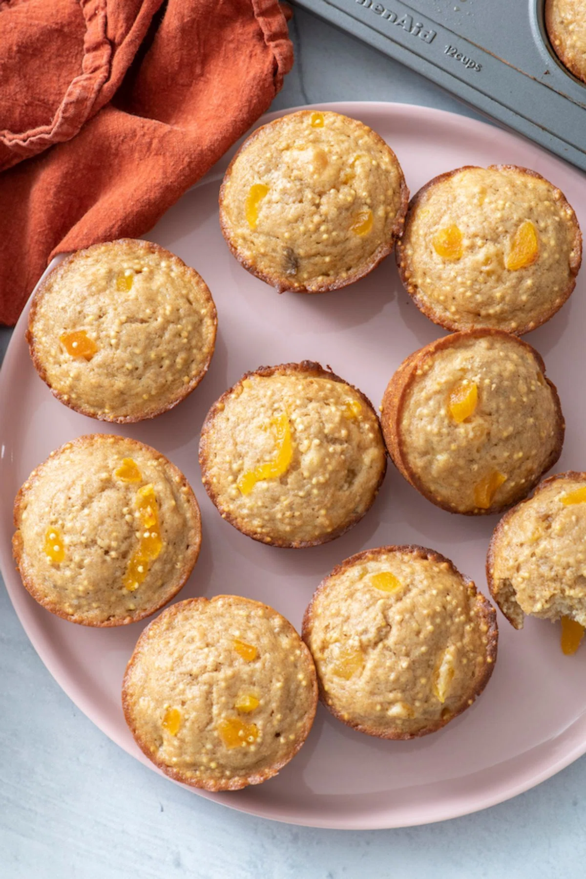 Apricot Millet Muffins
