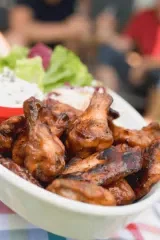 Grilled Crispy Chicken Wings