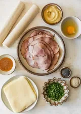 Flaky Ham and Cheese Puff Pastry Bites