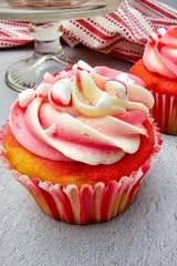 Candy Cane Cupcakes