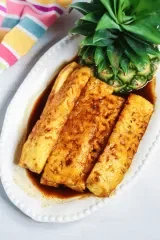 Grilled Brown Sugar Glazed Pineapple