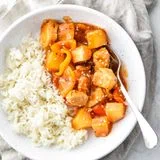 Instant Pot Sweet Ginger BBQ Chicken Meal Prep
