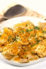Instant Pot Bone In Chicken Thighs with Peri Peri Sauce