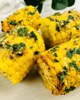 Air-Fryer Corn on the Cob with Herb Butter