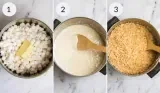 Chocolate Covered Rice Krispy Treat Flags