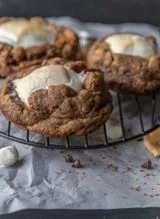 Bakery-Style Brown Butter S’mores Cookies