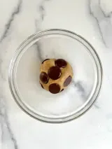 Microwave Chocolate Chip Sea Salt Cookie for ONE