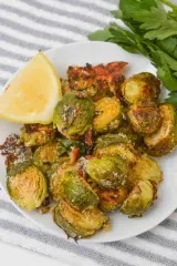 Parmesan Crusted Brussels Sprouts