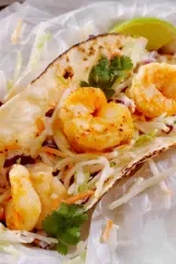Shrimp Tacos with Mango Salsa