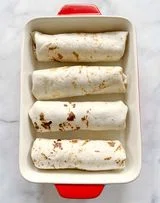 Baked Beef Chimichangas