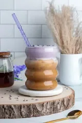 Iced Lavender Cream Oat Milk Latte