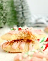 Soft Peppermint Sugar Cookies