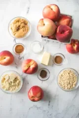 Crock Pot Peach Cobbler